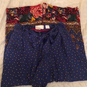 Anthropologie flowy pants